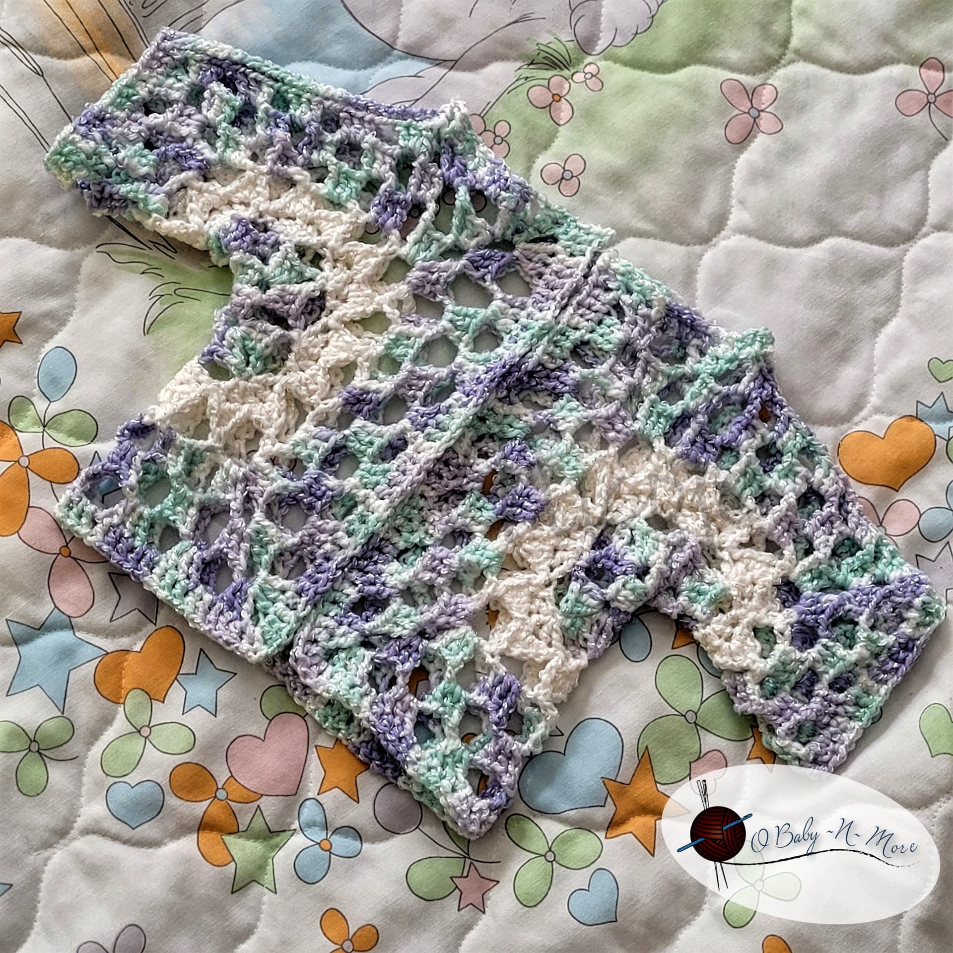 Hexagon Cardigan Crochet Caron Cloud Cakes