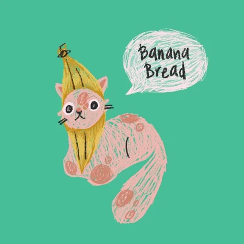 Banana Bread Cat GIF