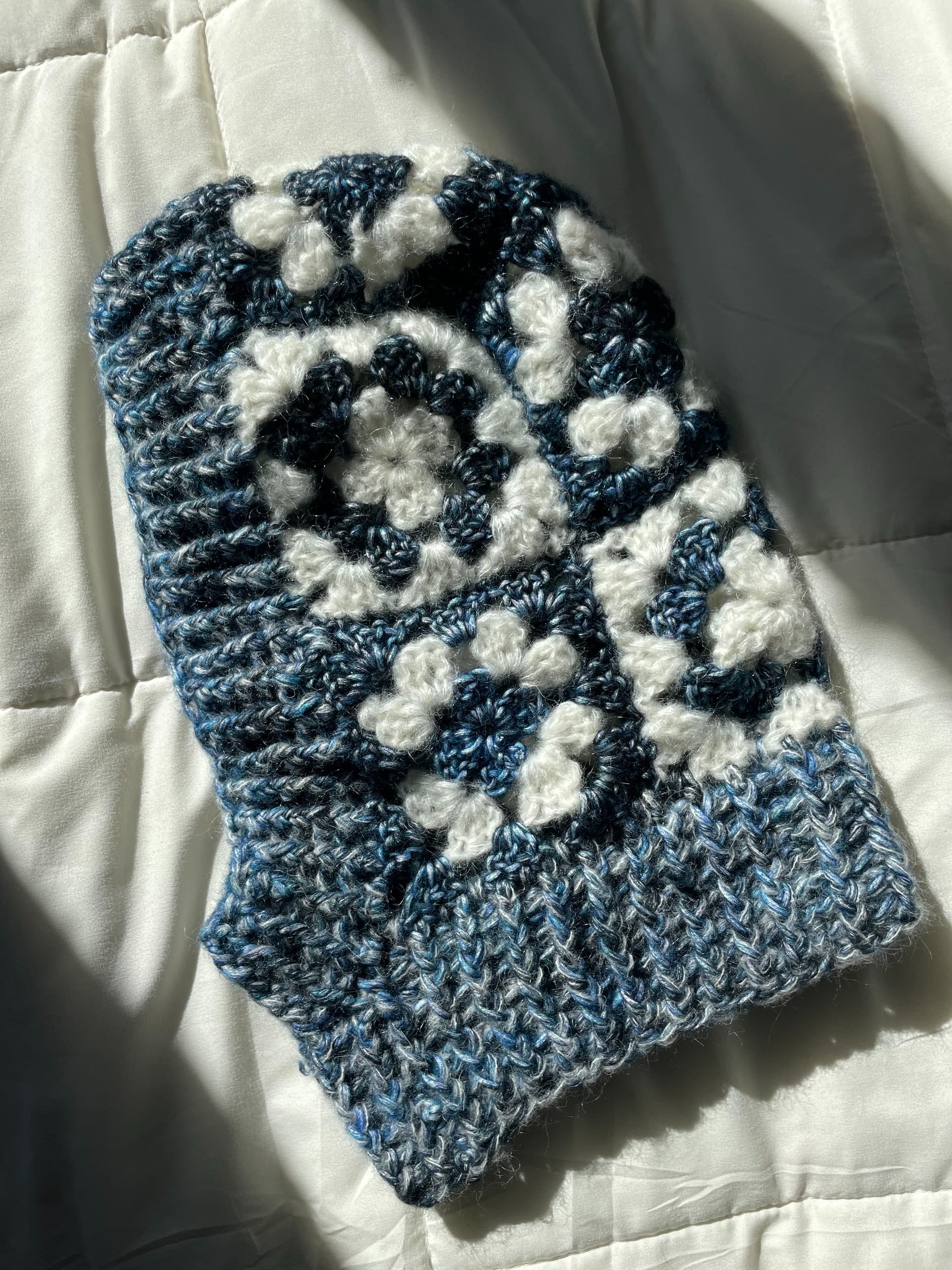 Mohair Granny Square Balaclava Pattern Release Crochet 🧶 Ribblr