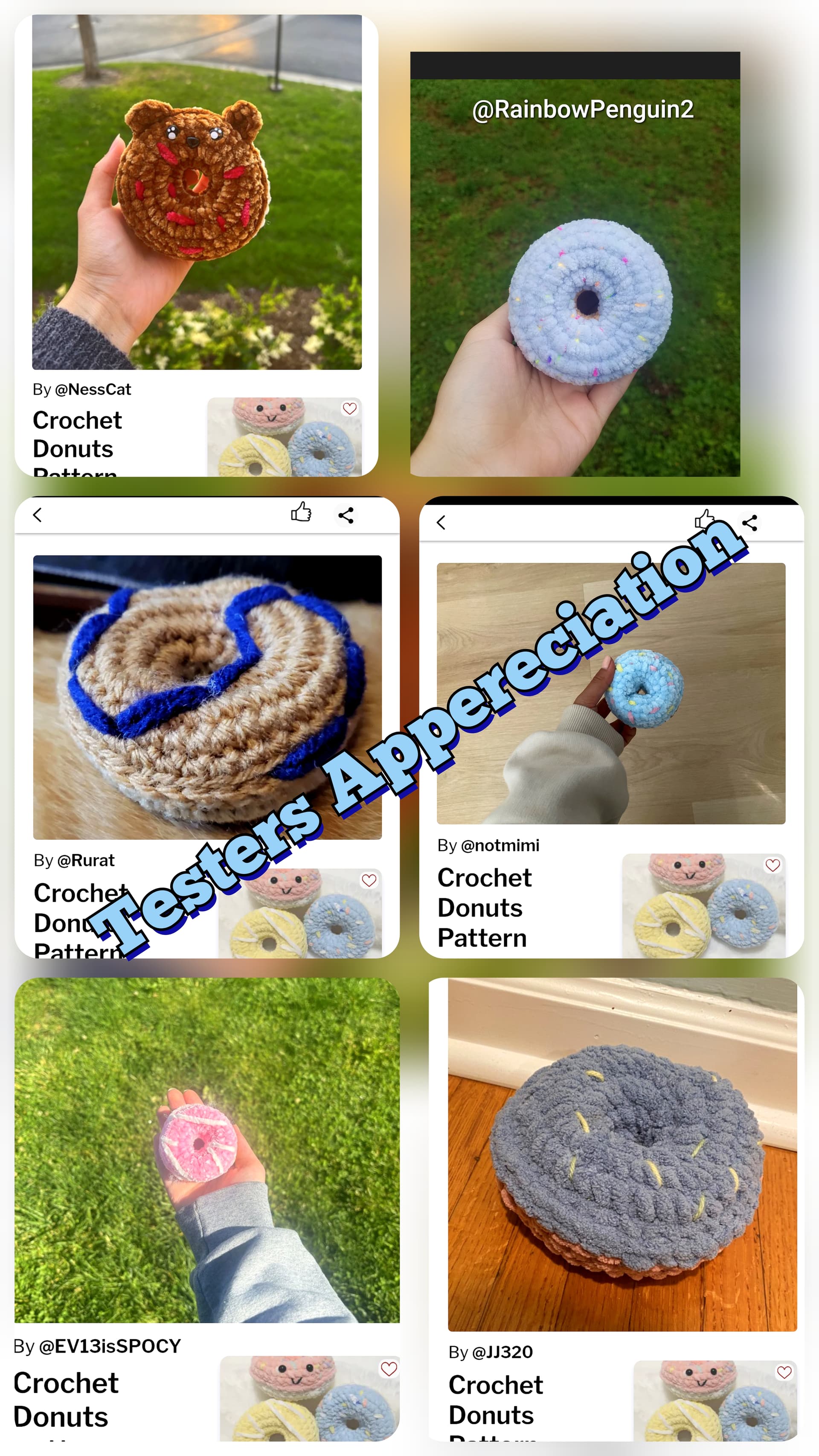 Pattern Release; No Sew Donuts Free - Crochet 🧶 - Ribblr community