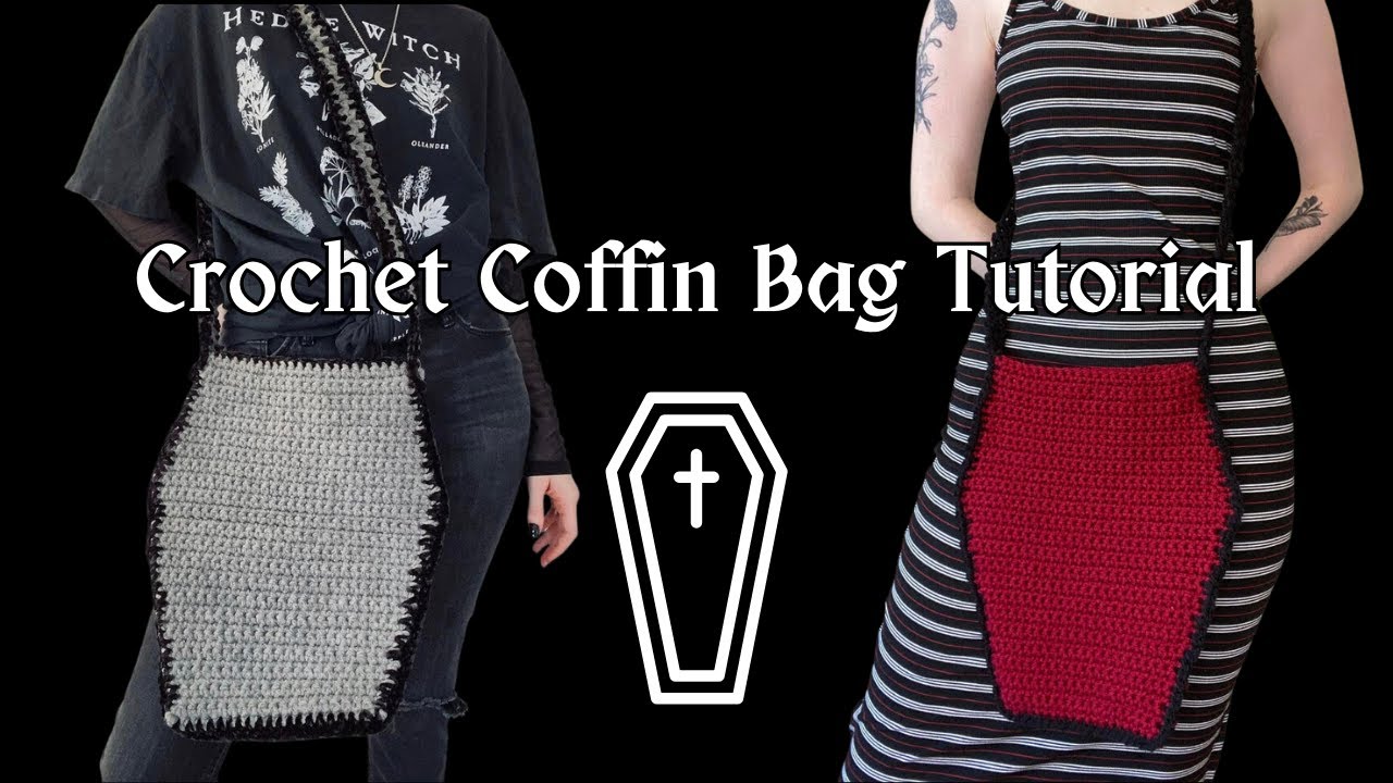 Free Tutorial for my Crochet Coffin Bag! - Crochet 🧶 - Ribblr community