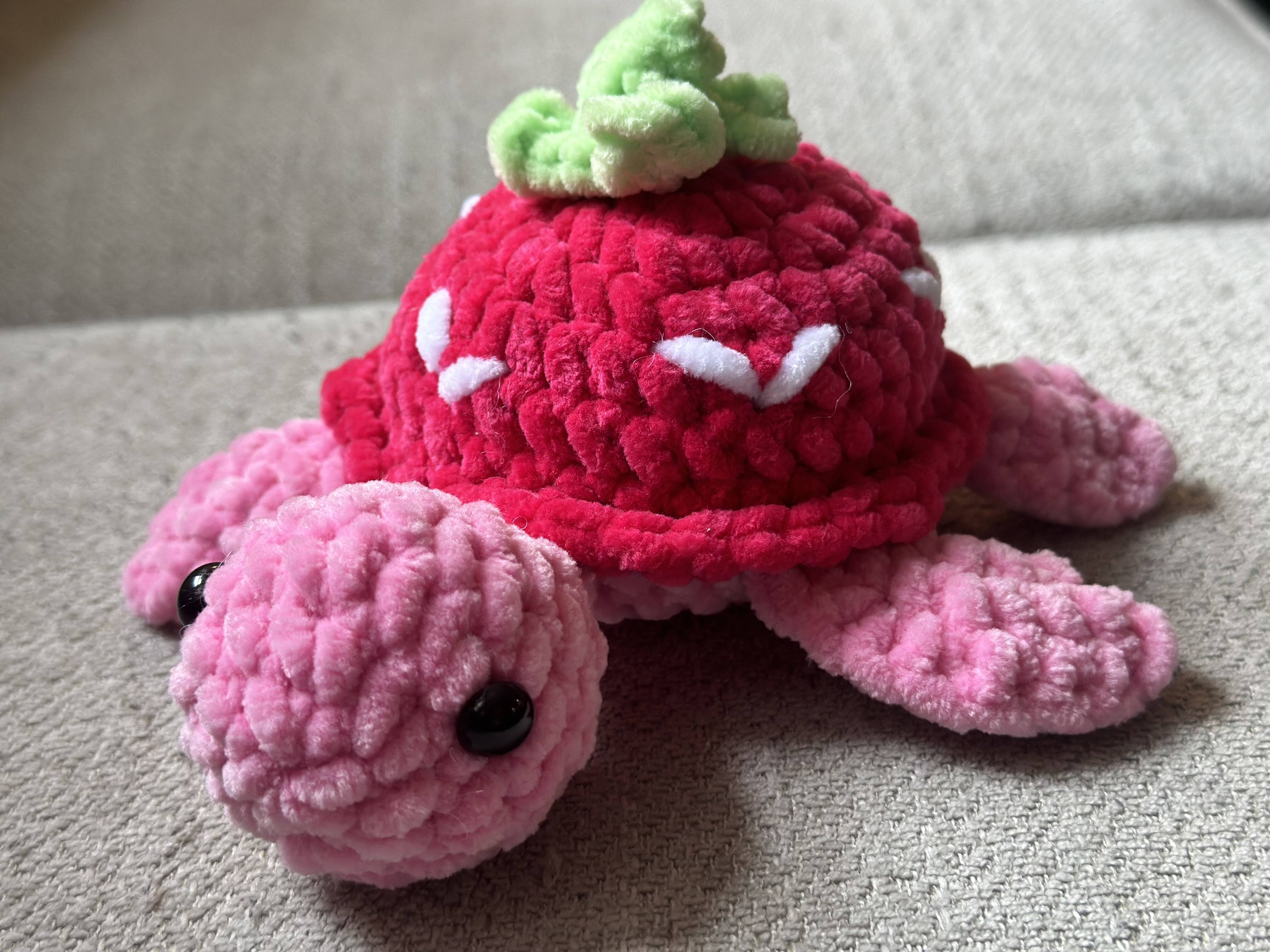 Closed Tester call for Crochet: Cally the NO SEW strawberry turtle ...