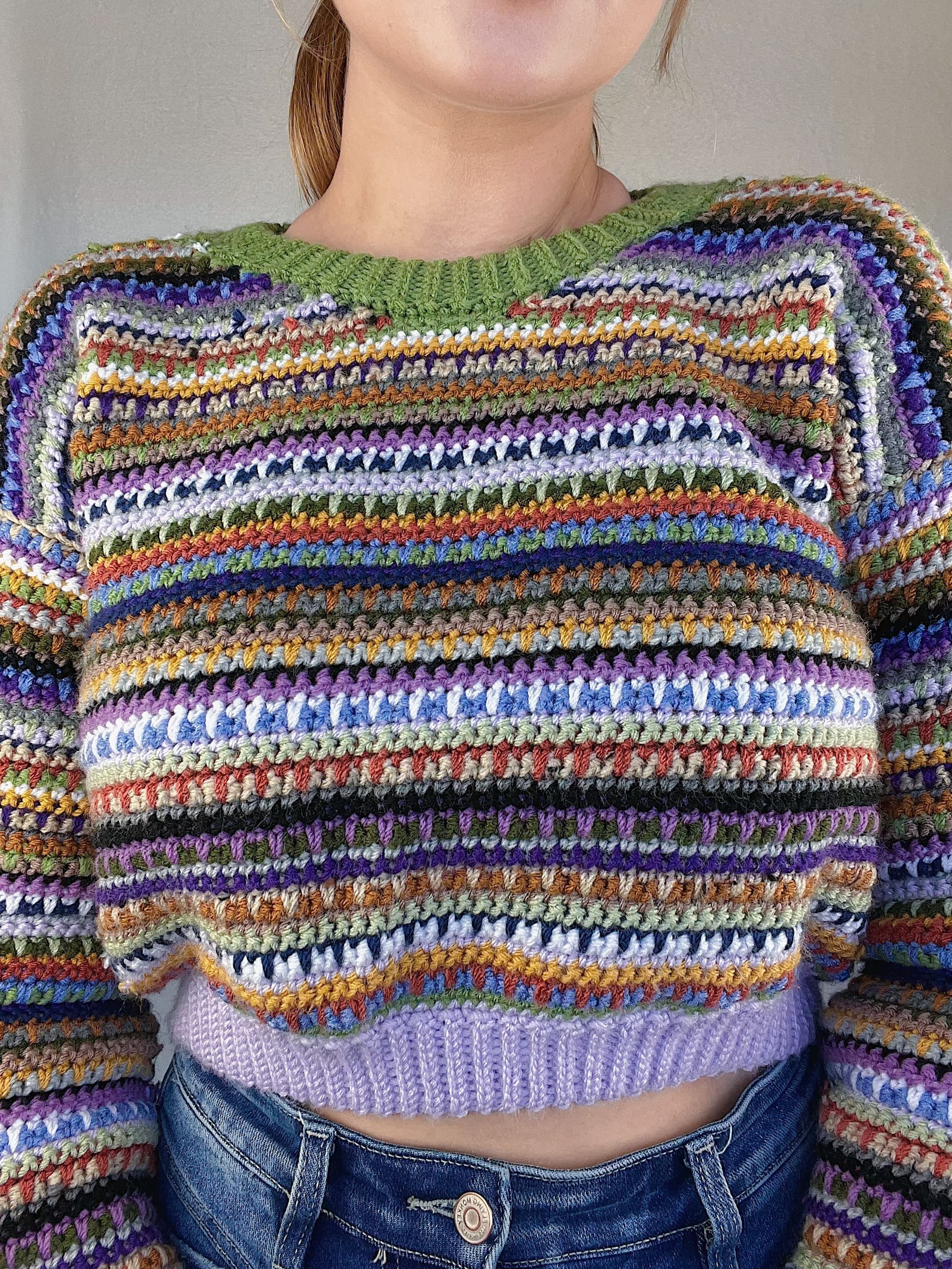 PATTERN RELEASE: Ultimate Stash Bust Sweater - Crochet 🧶 - Ribblr community