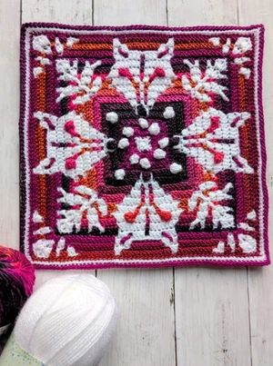 Woodland WhispersFox Mosaic Crochet Pattern