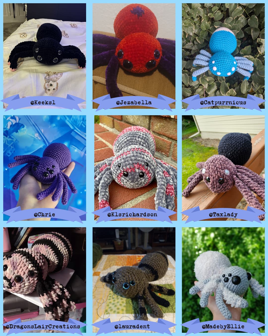 No Sew Spider pattern release! - Crochet 🧶 - Ribblr community