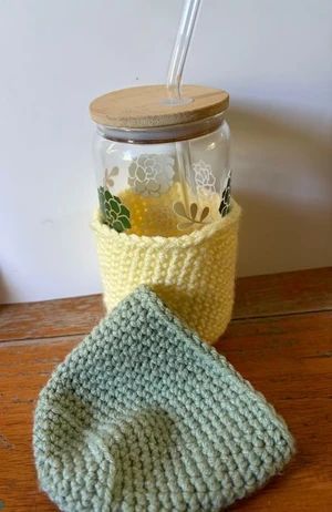 iced coffee cup cozy