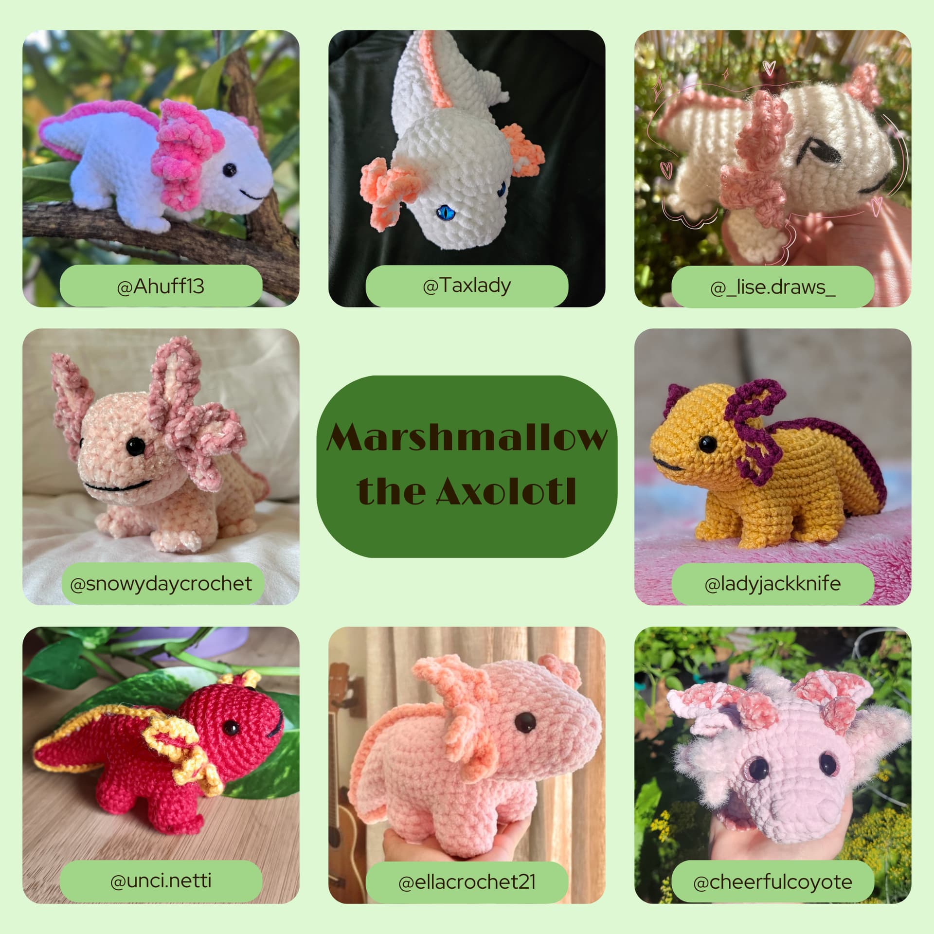 4-in-1 Amphibians Pattern Release 🥳🥳🥳 - Crochet 🧶 - Ribblr community