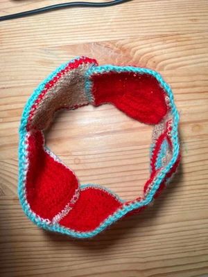 Granny Square Tube Scarf