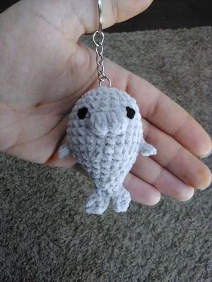 No-Sew Chubby Seal Keychain