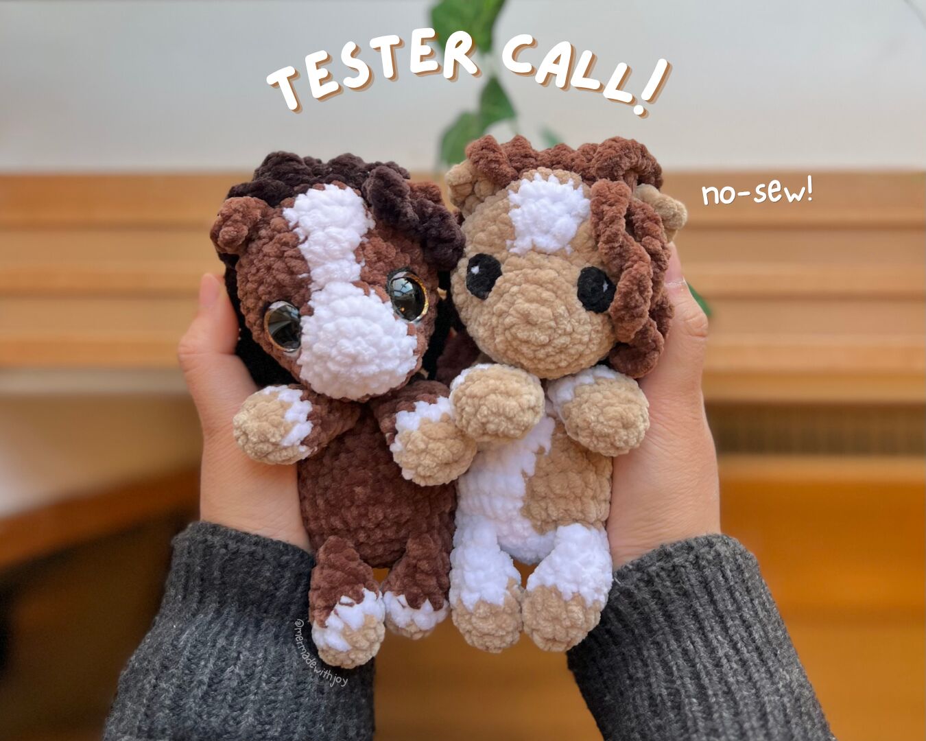 [CLOSED] Tester call for Crochet: 2-in-1 No-Sew Horse Snugglers Crochet ...