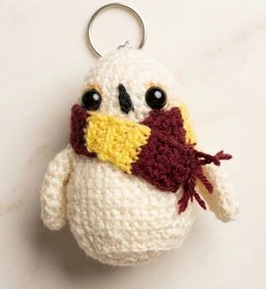 Headwig owl ( harry potter) keychain