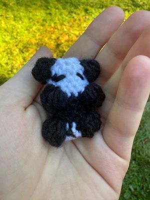 No-sew Tiny panda bear