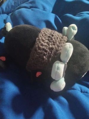 Stuffed animals crocheted vest!