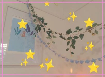 Hanging Flower Chain