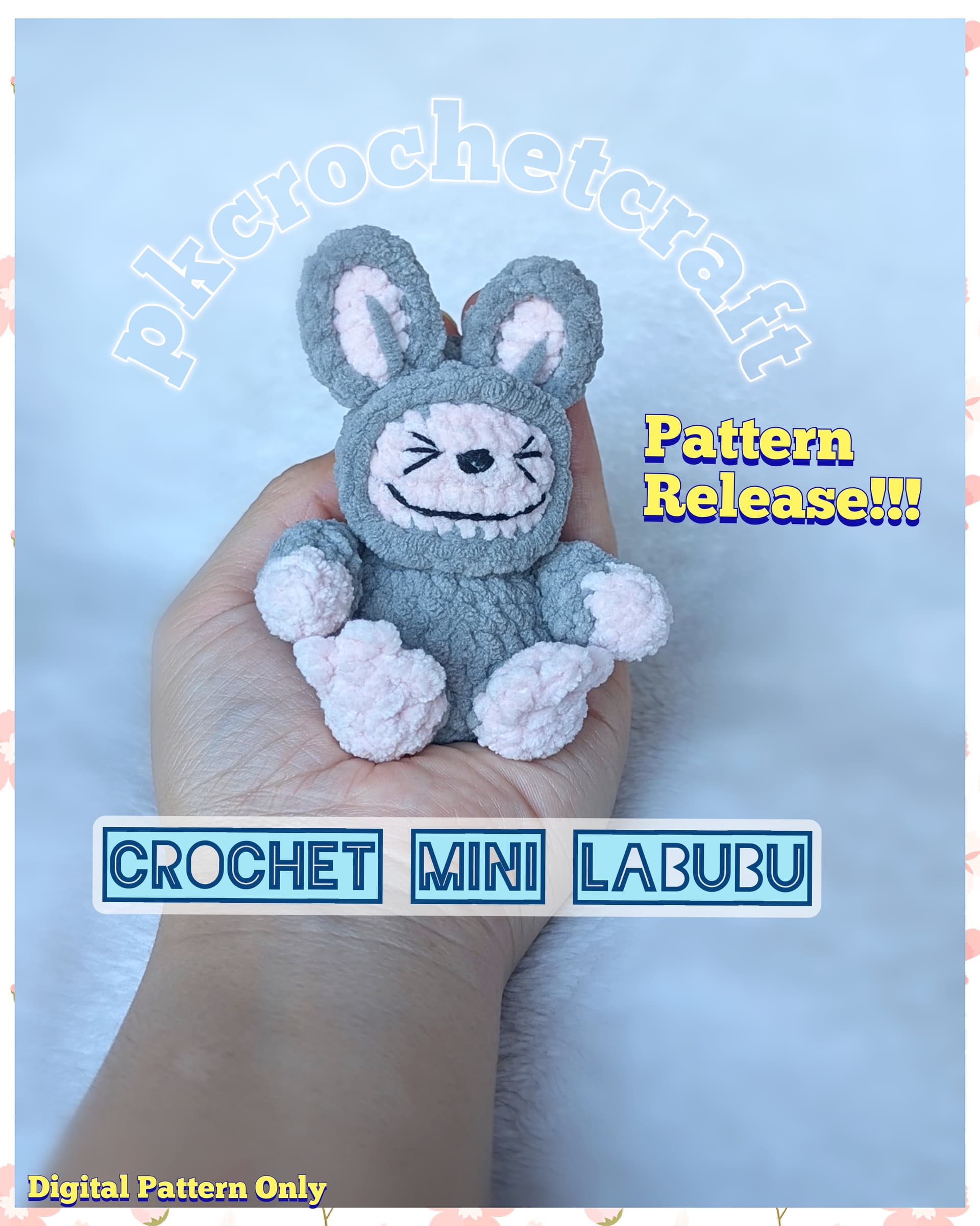 Labubu Tutorial Mini Labubu Pattern Release & YouTube tutorial - Crochet 🧶 - Ribblr ...