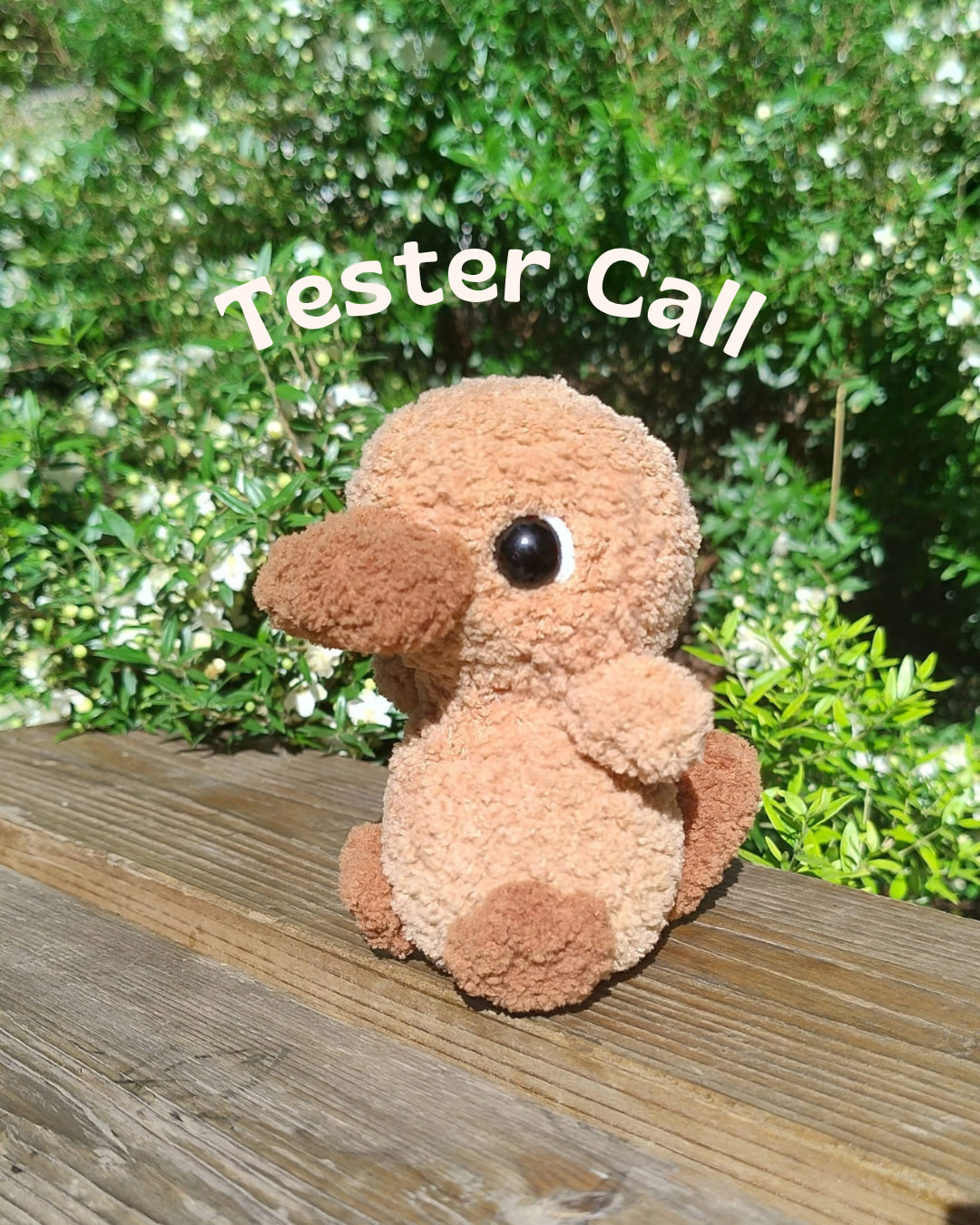 Tester call for Crochet: Mimi the Platypus - Testing zone - Ribblr
