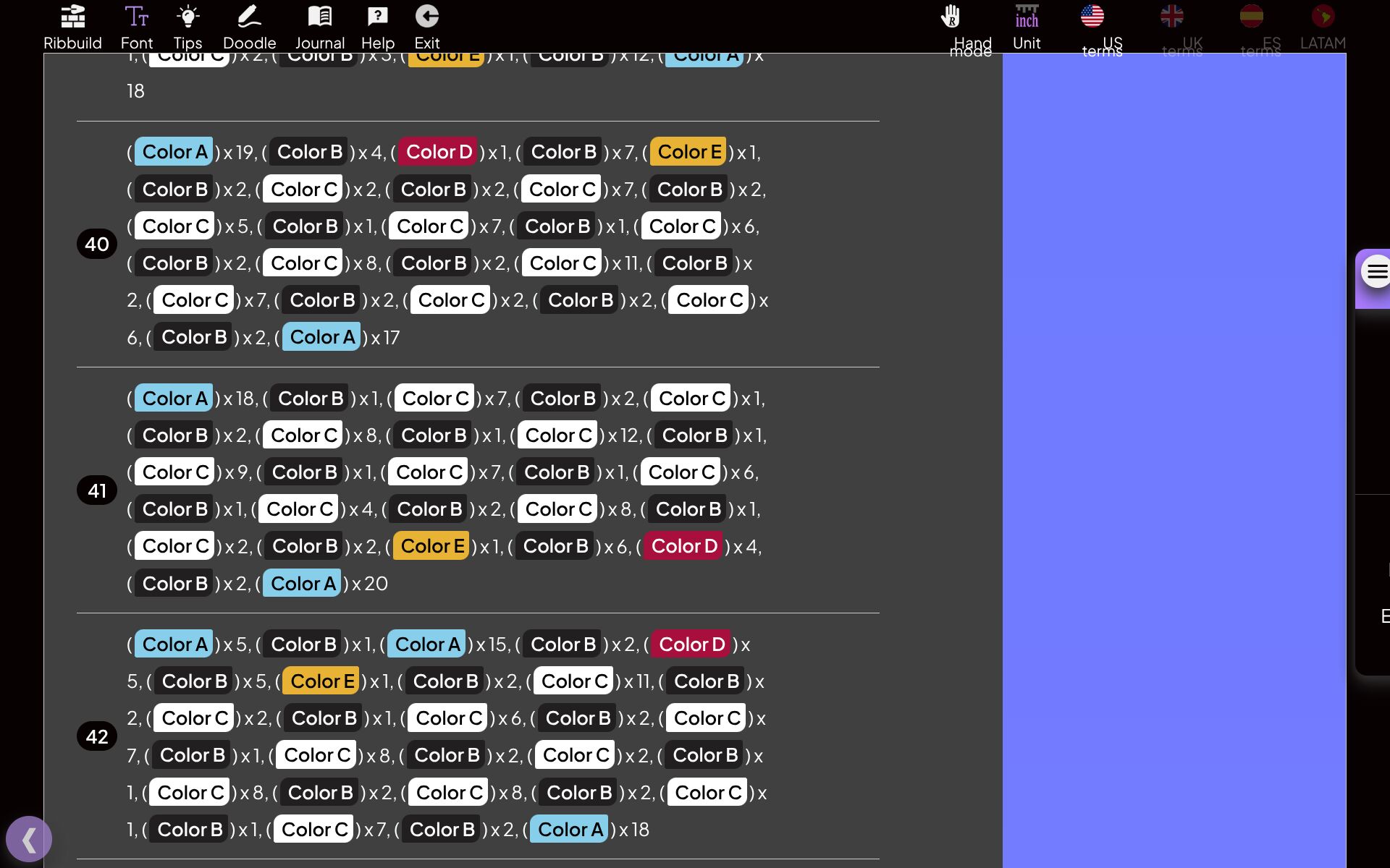 Pattern Colour Read How do you guys like to read colour changes in patterns? - patterns ...