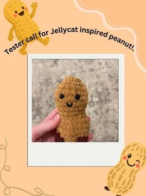 Jellycat inspired peanut