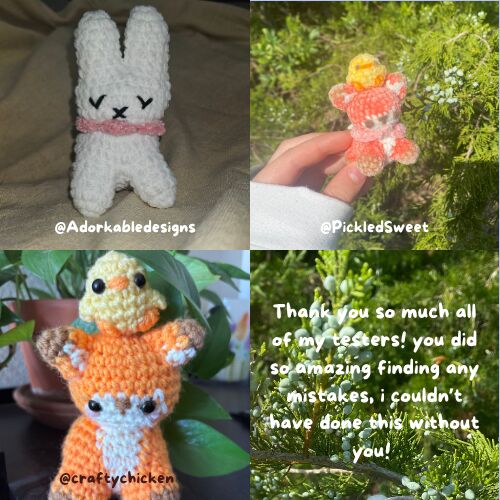 Spring Bun Bun and Fox Tester Appreciation